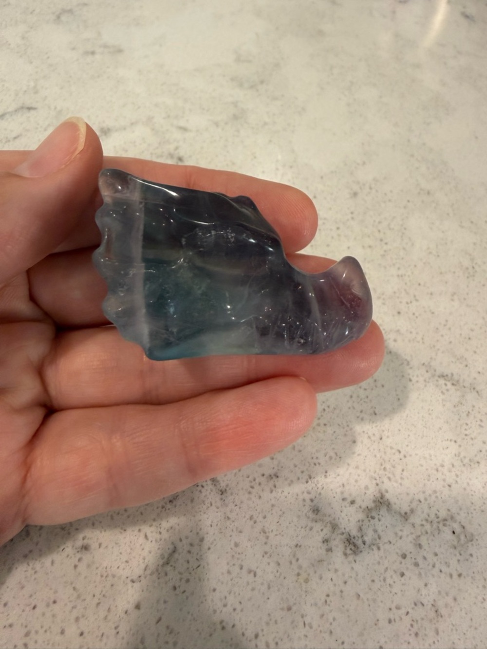 Fluorite Dragon Head